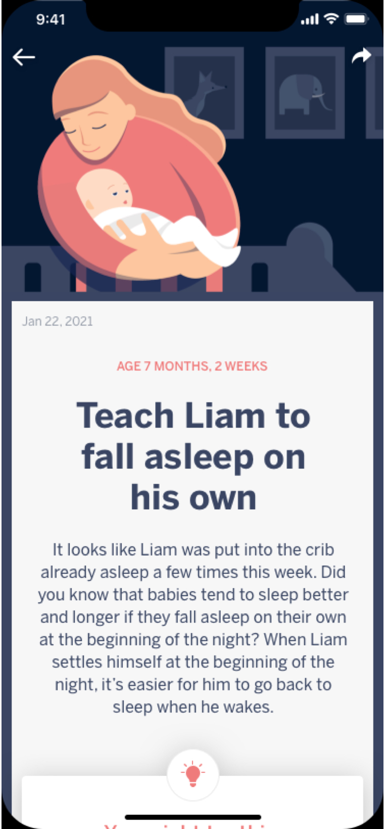 Personalized sleep tips NO BOARDERS