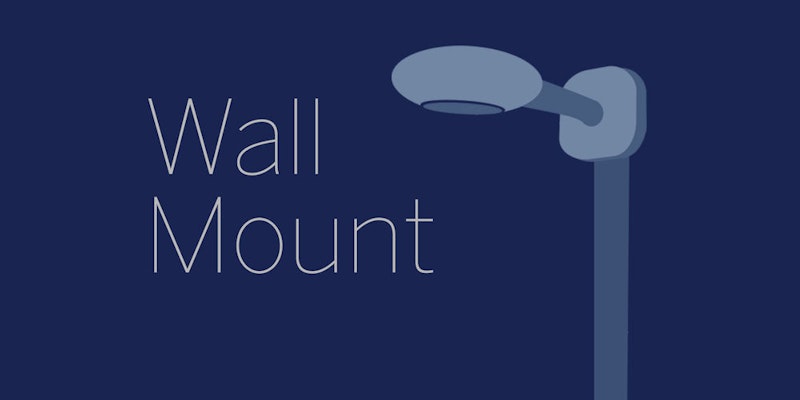 Large Website ad wall mount